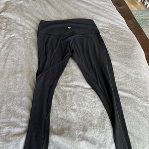 Black lululemon align leggings size 6
